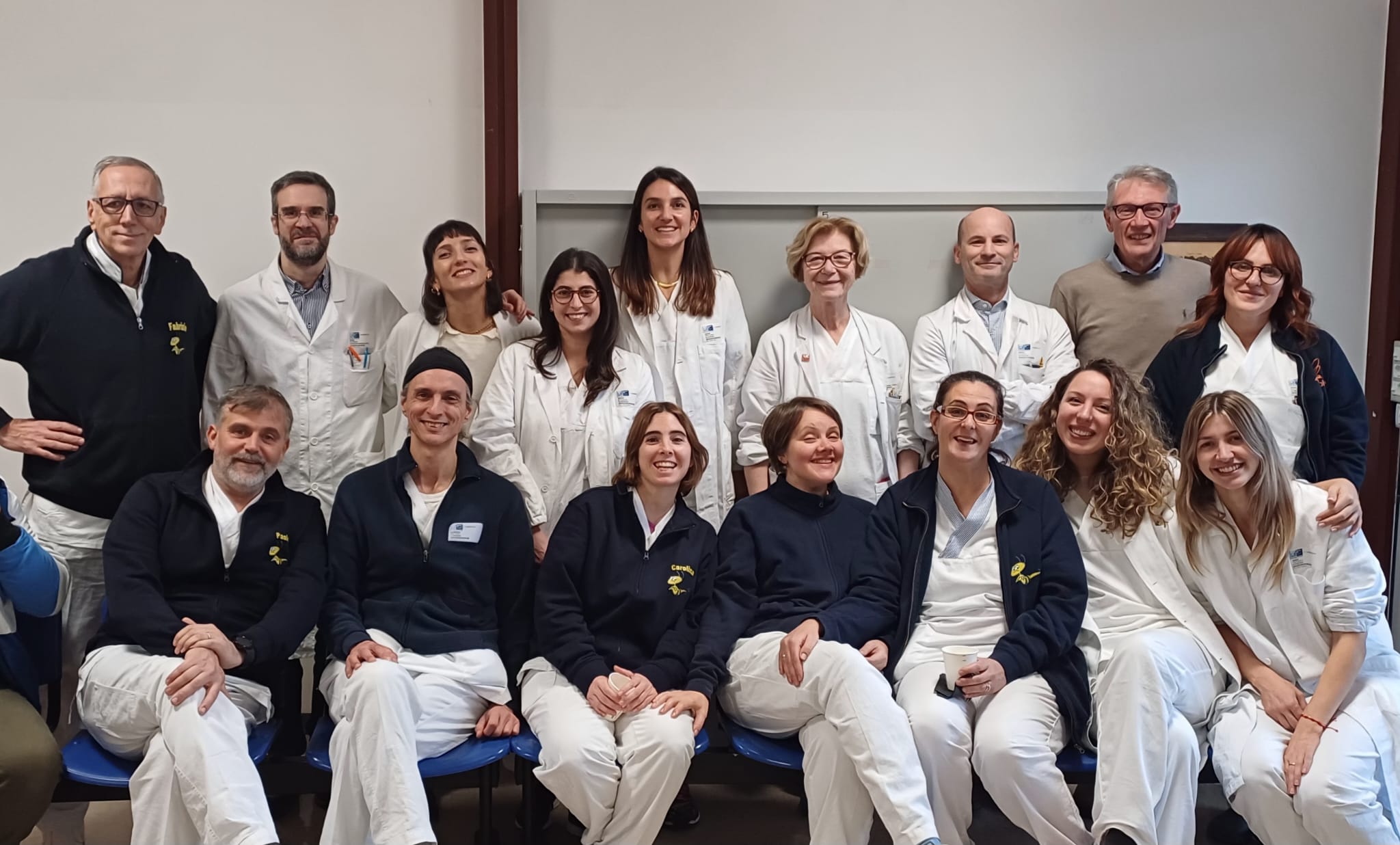 In foto il gruppo della struttura di Allergologia 