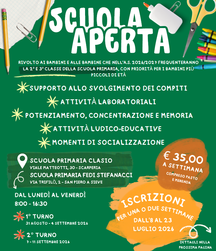 Scuola aperta, locandina