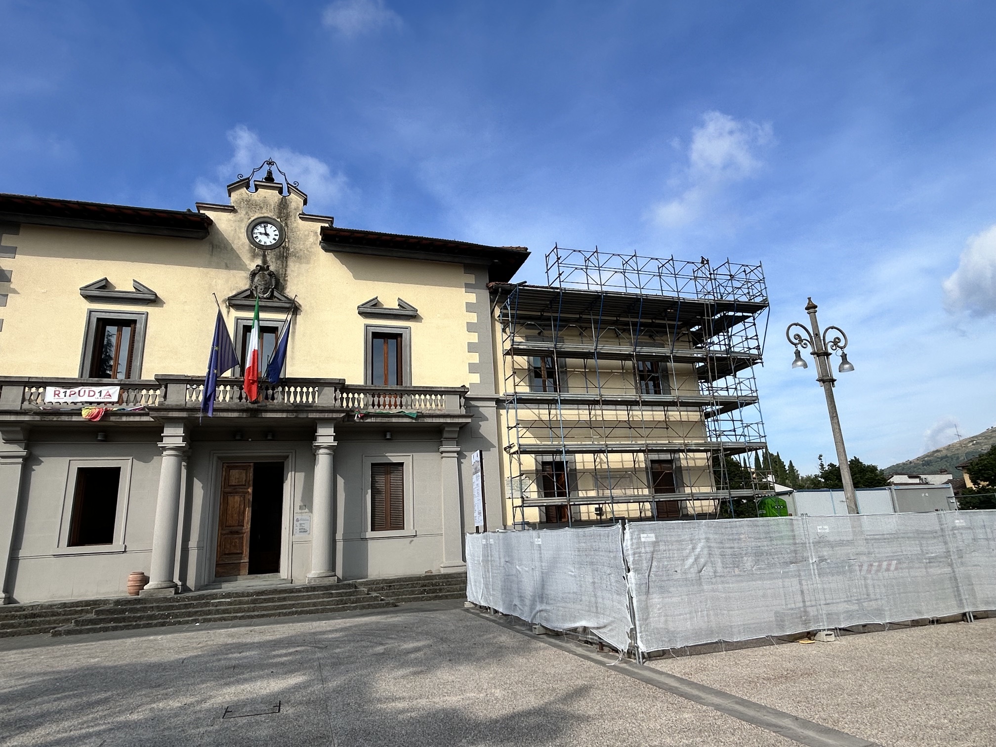 Al via i lavori di adeguamento sismico e messa in sicurezza del Municipio (Foto da comunicato Comune di Calenzano)