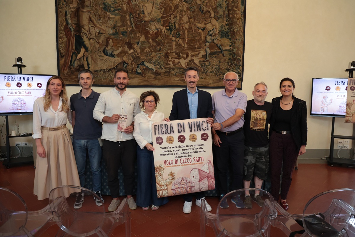 Fiera di Vinci un momento della presentazione (foto Antonello Serino - Met Ufficio Stampa)