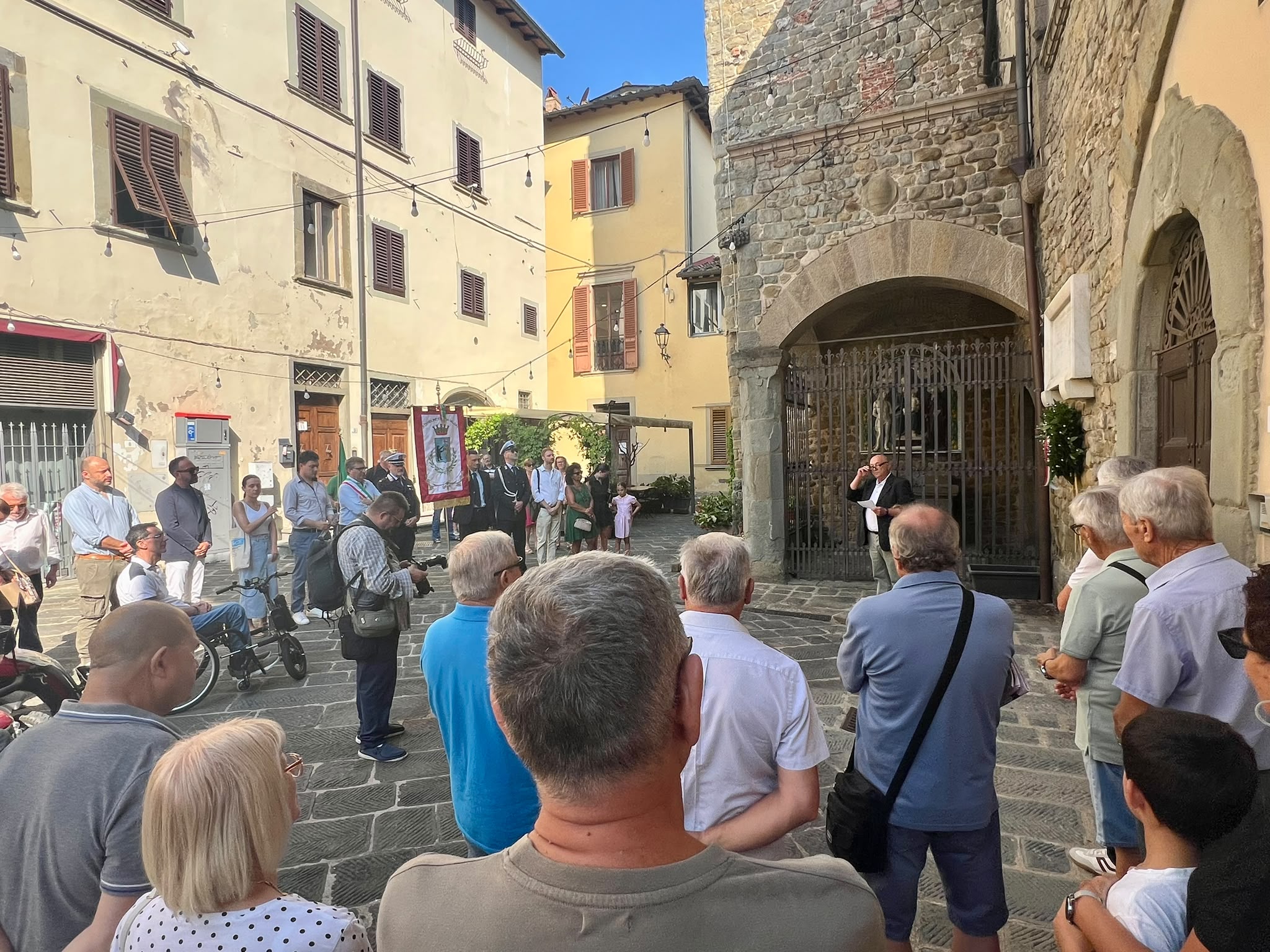 'Fermati un minuto' celebrazione della Liberazione dall'occupazione nazifascista (Fonte foto comunicato Comune di Figline e Incisa Valdarno)