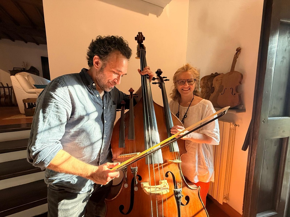 Diego Stocco e assessore Cultura Monica Toniazzi