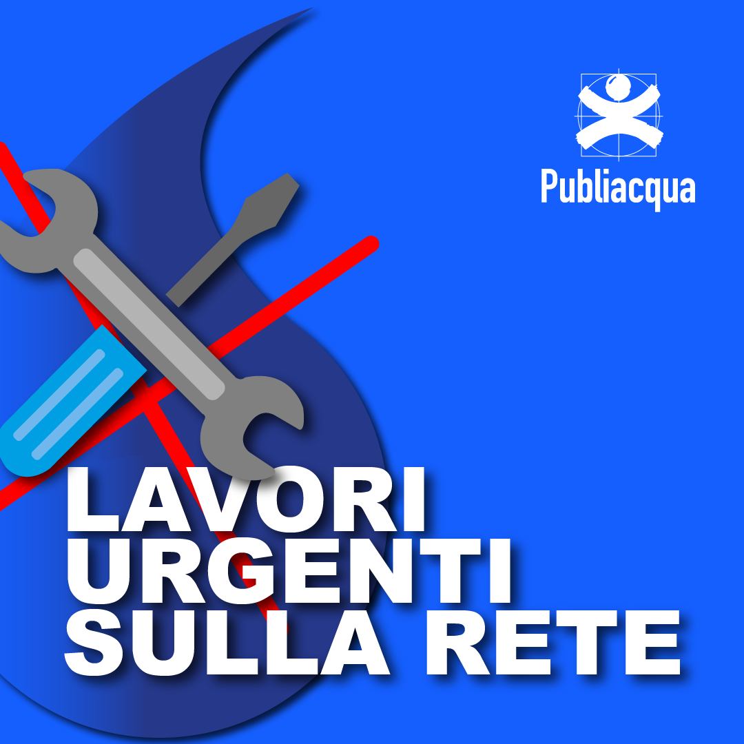Lavori urgenti sulla rete