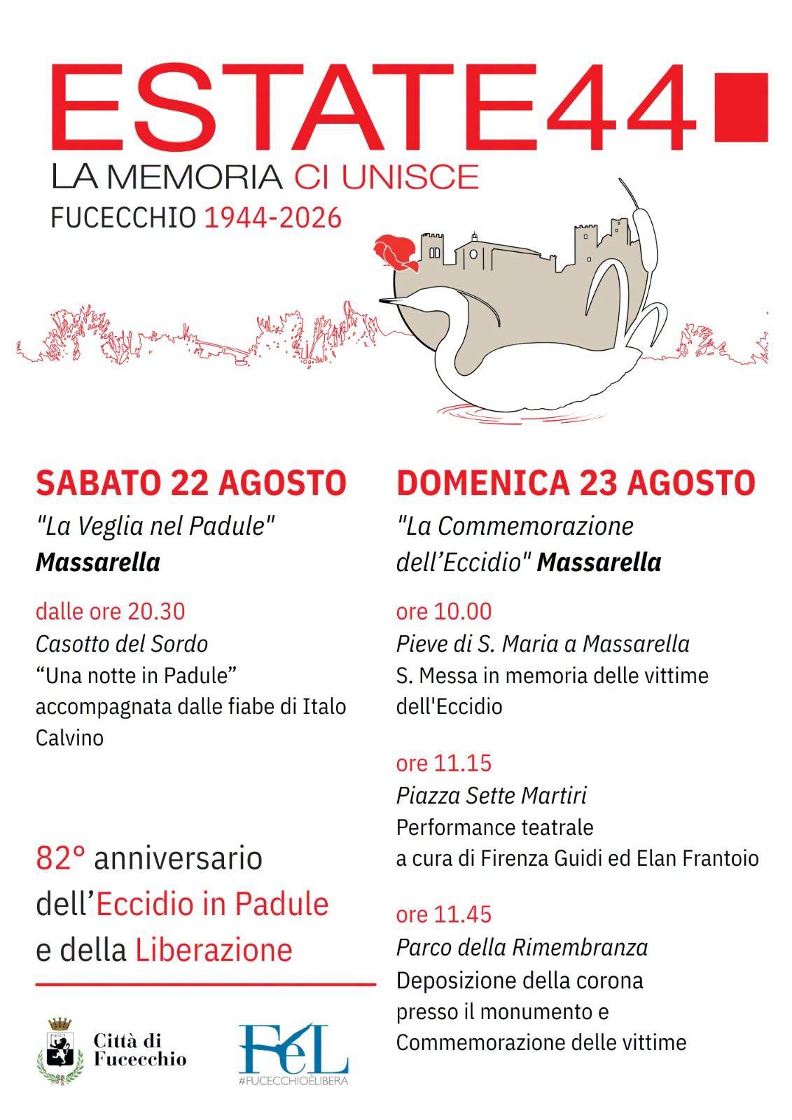Locandina Commemorazione Fucecchio 