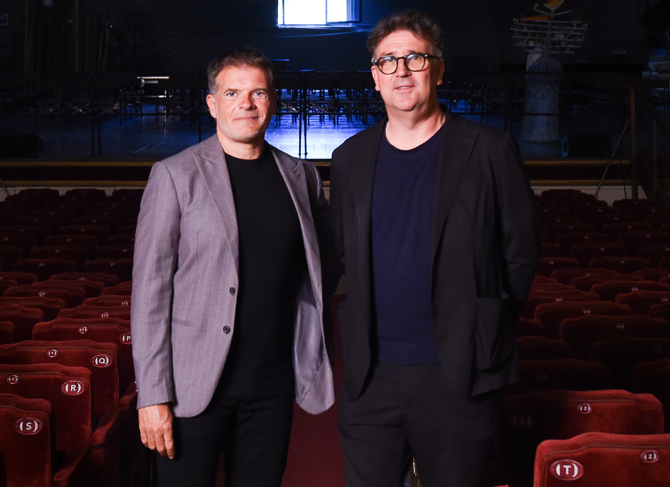 Stefano Massini, Walter Zambaldi  ( ph. Filippo Manzini - Fonte comunicato Teatro della Toscana)