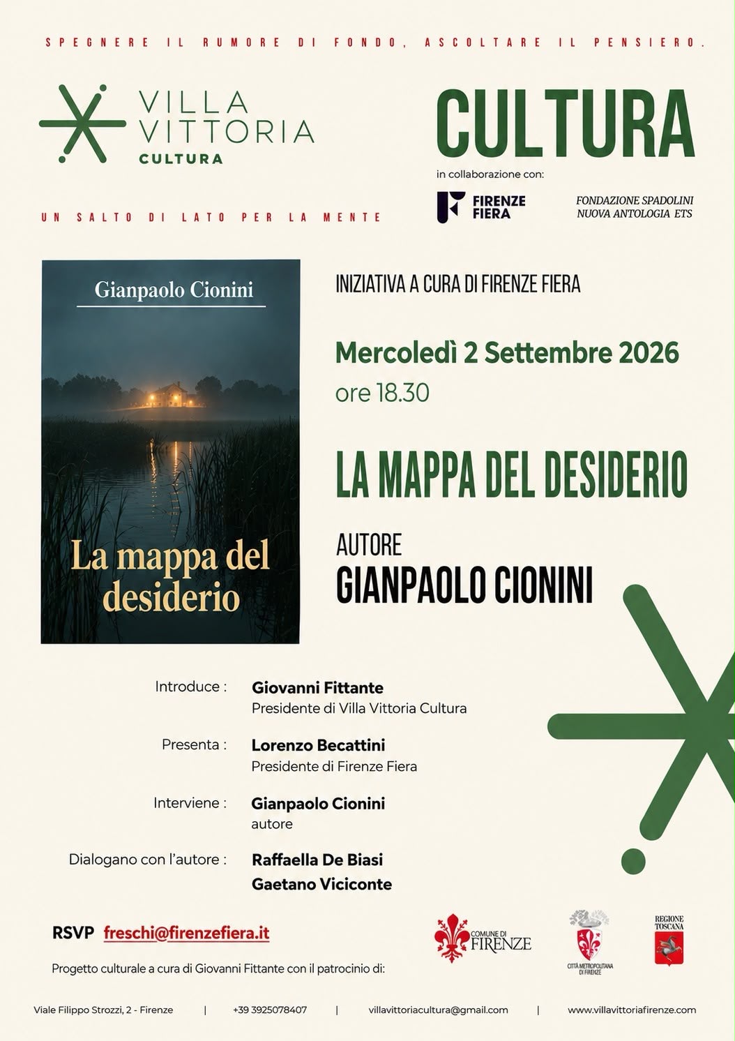 Locandina Villa Vittoria Cultura