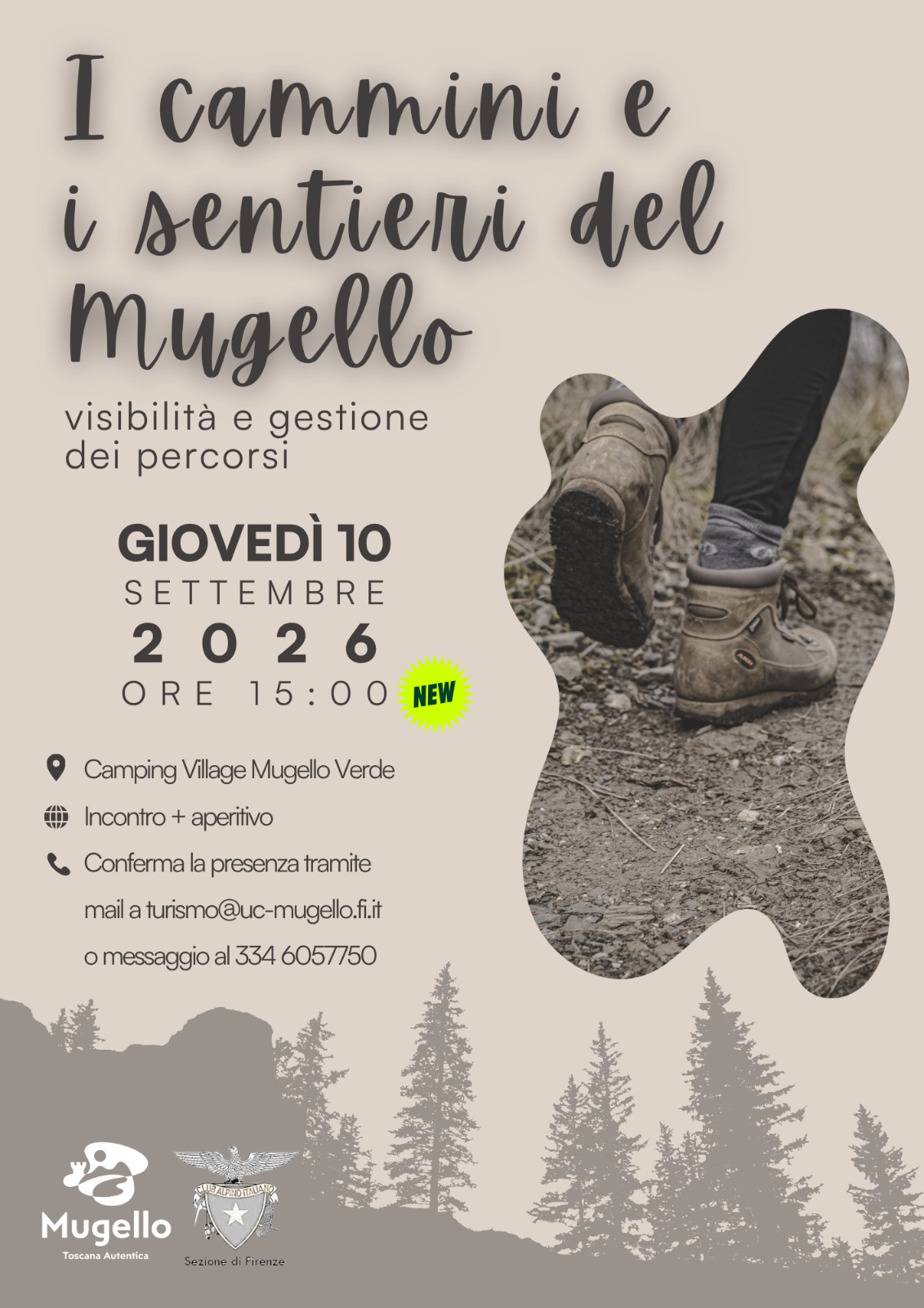 incontro cammini sentieri mugello