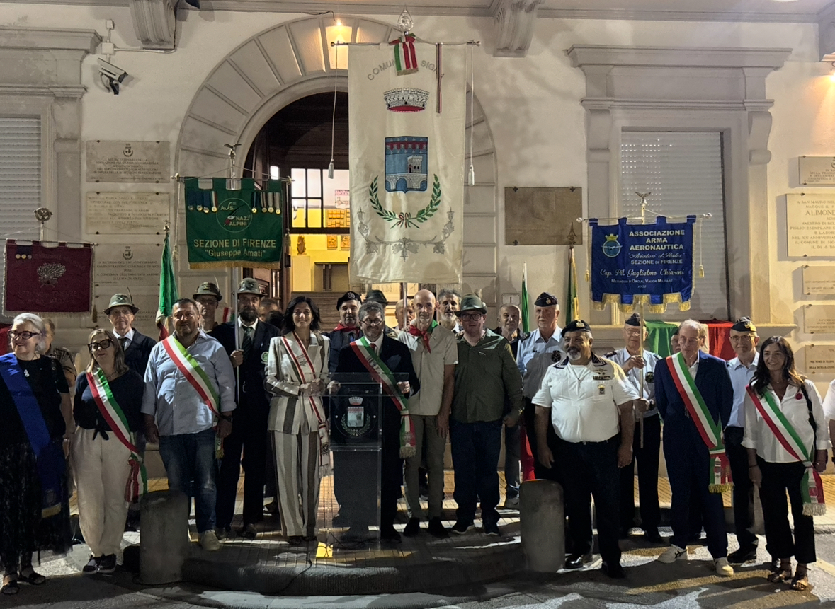 Signa ha celebrato l'82° anniversario della Liberazione (Fonte foto comunicato Comune di Signa)