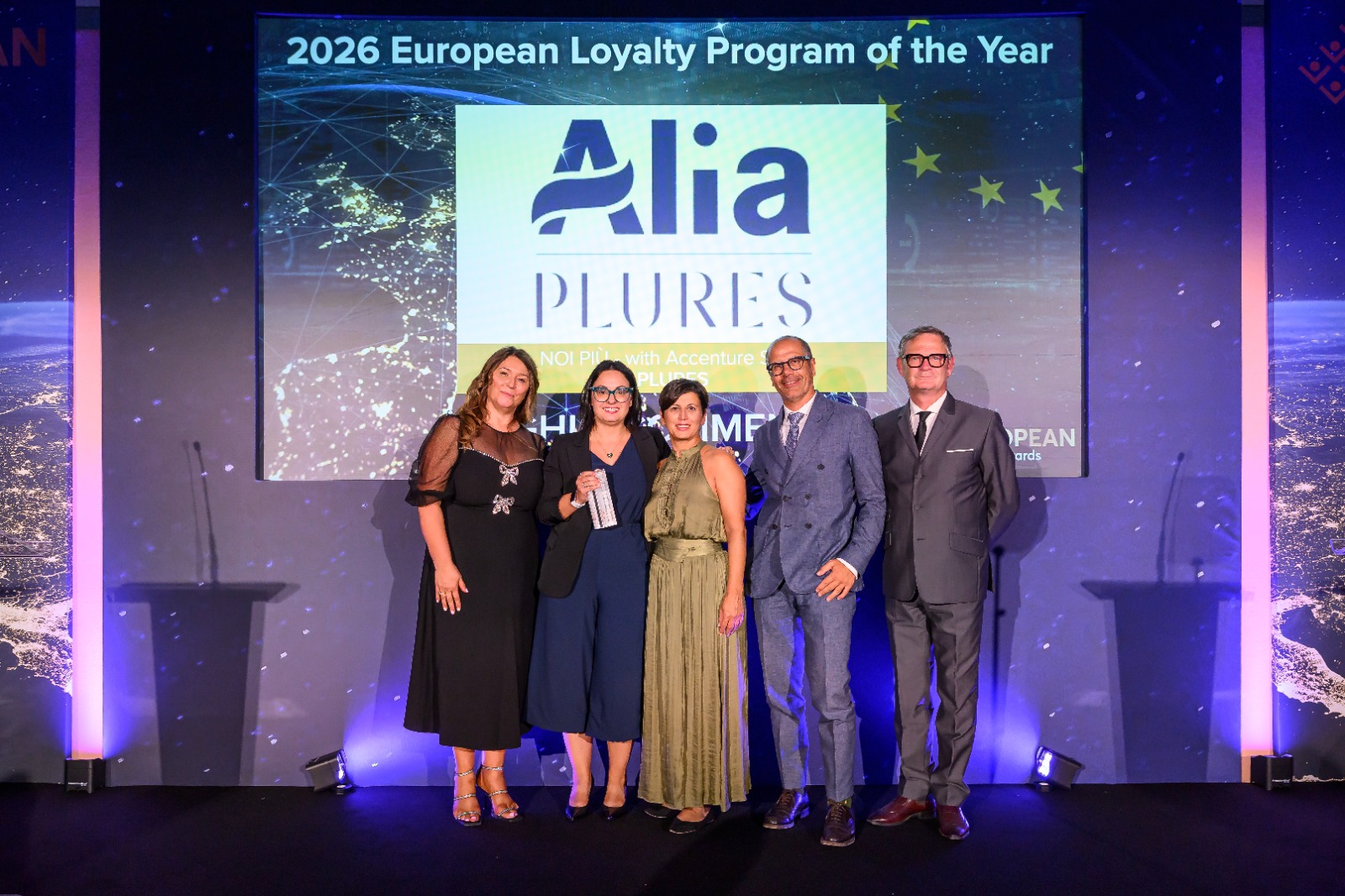 Menzione Plures European Loyalty Awards (Fonte foto comunicato stampa Plures Alia)