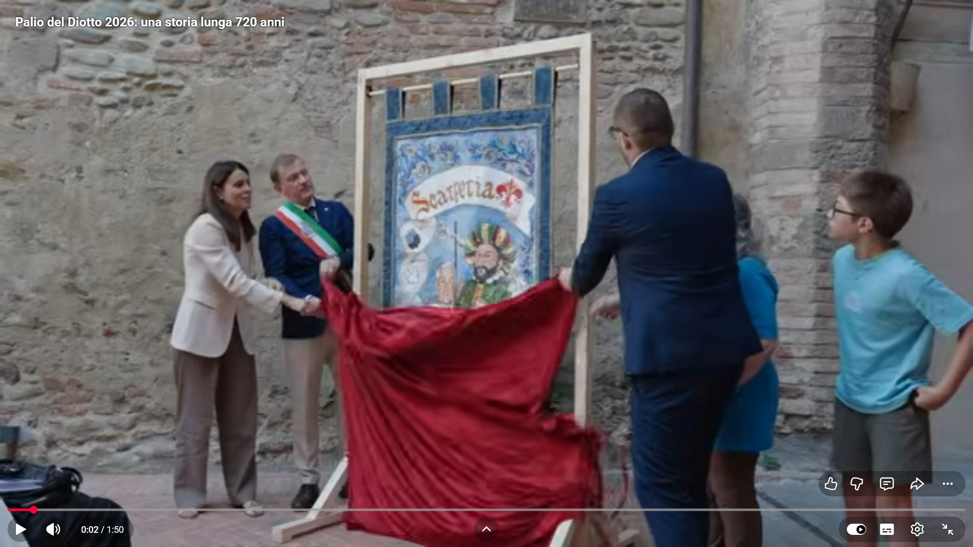 Frame dal video di Florence Tv