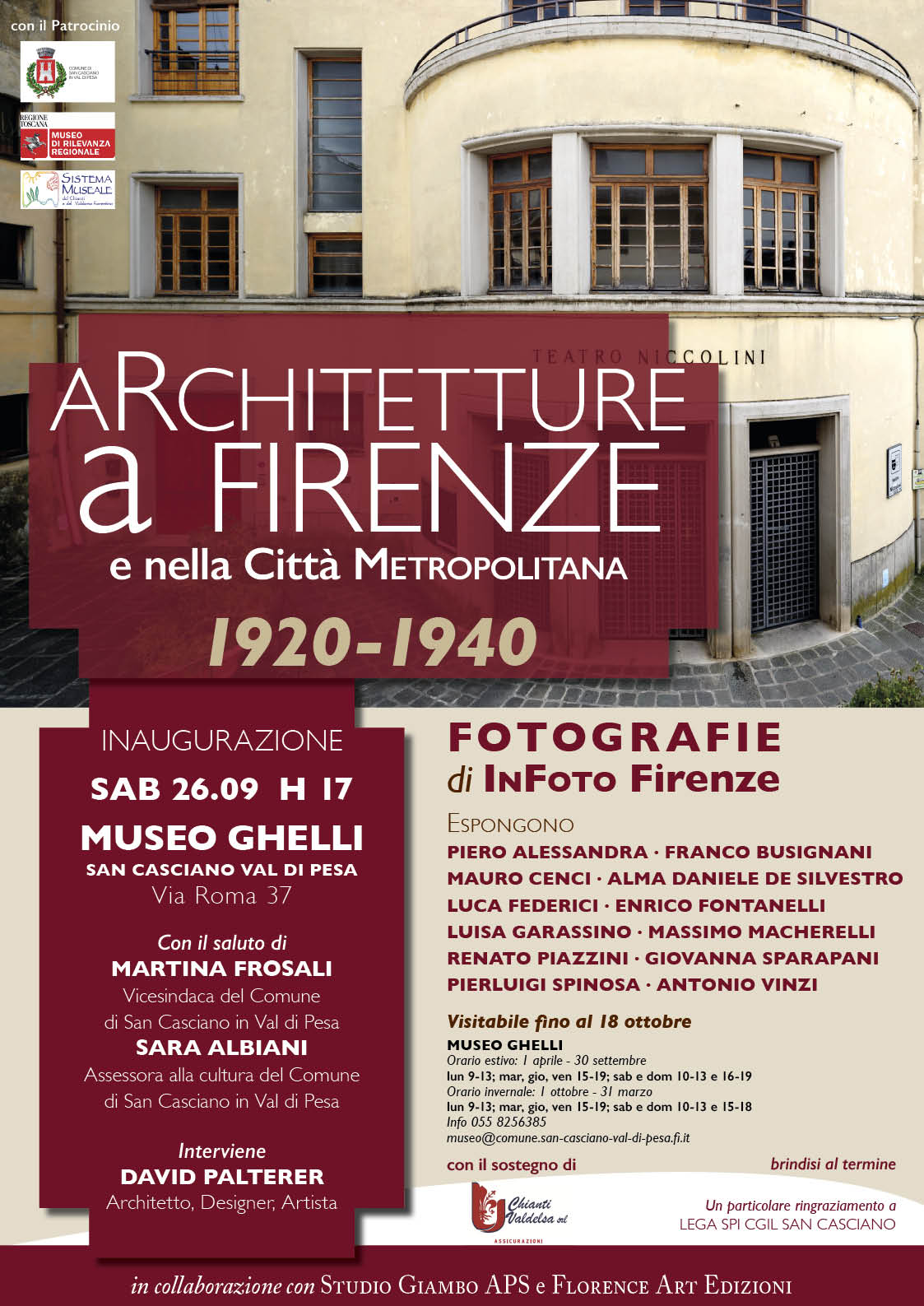 1 lOCANDINA MOSTRA Architetture a Firenze