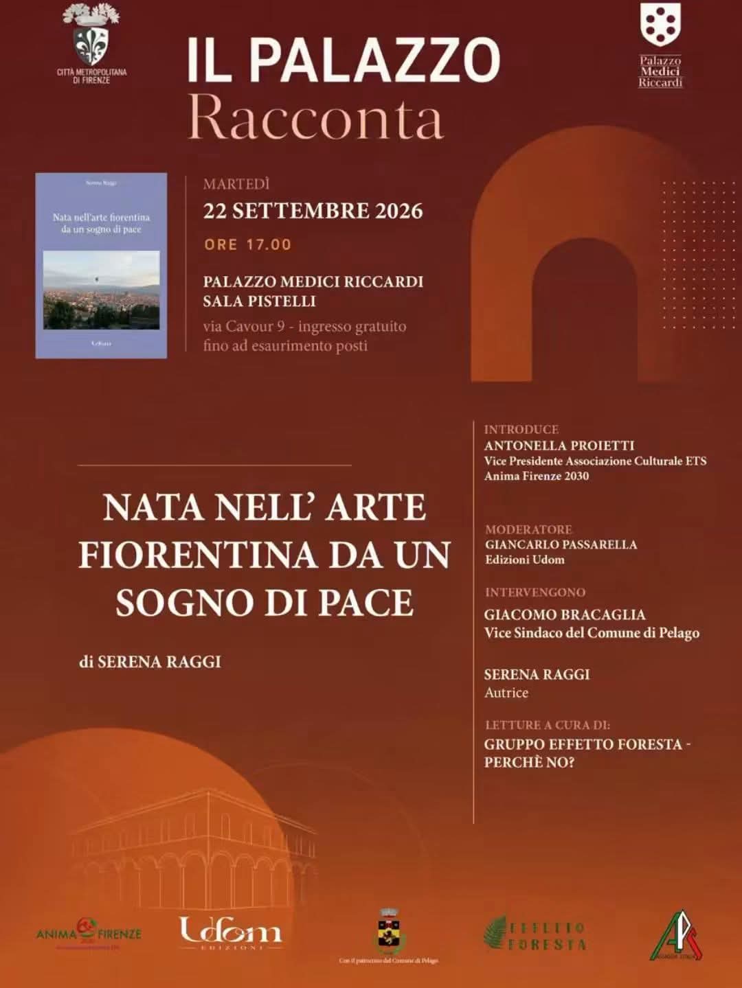 Locandina Il Palazzo Racconta - Libro di Serena Raggi 