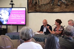 Un momento della conferenza stampa (foto Antonello Serino - Met Ufficio Stampa)