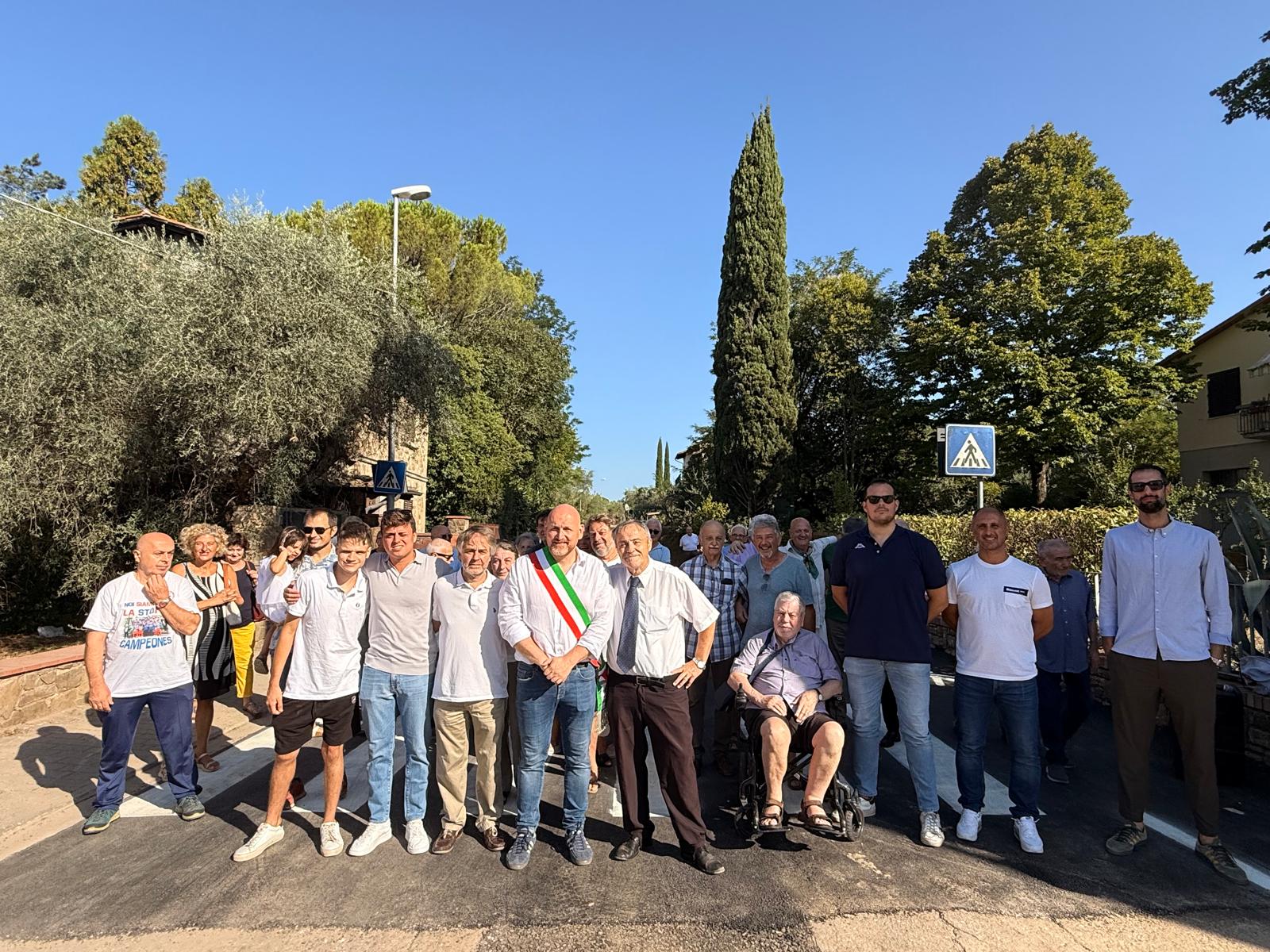inaugurazione primo tratto Via Palazzuolo (Fonte foto Comune di Barberino Tavarnelle) 
