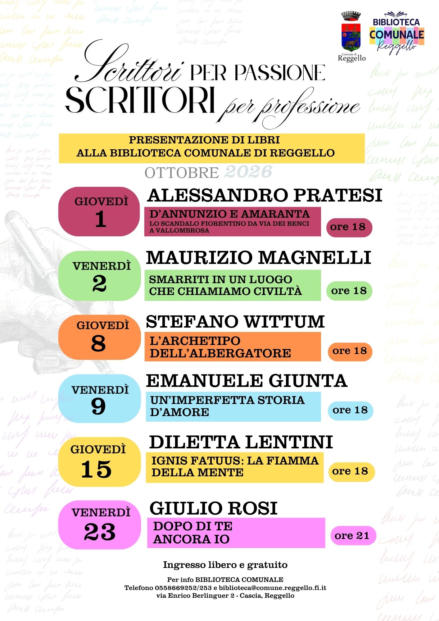 Scrittori per passione, scrittori per professione