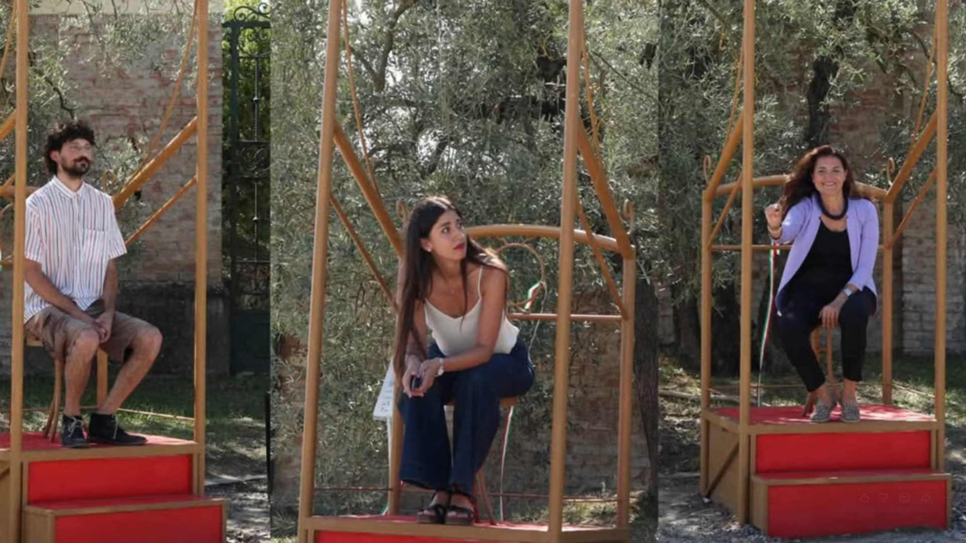 Frame dal video di Florence Tv
