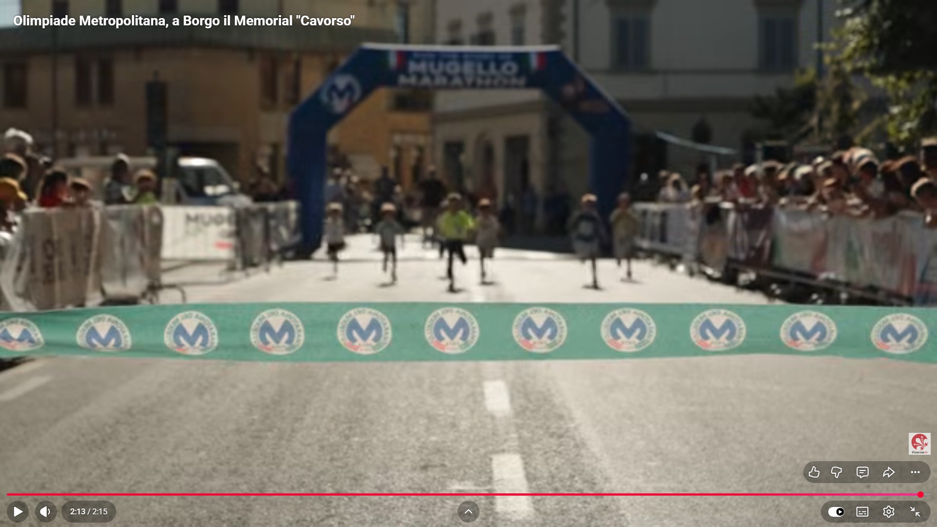 Frame dal video di Florence Tv