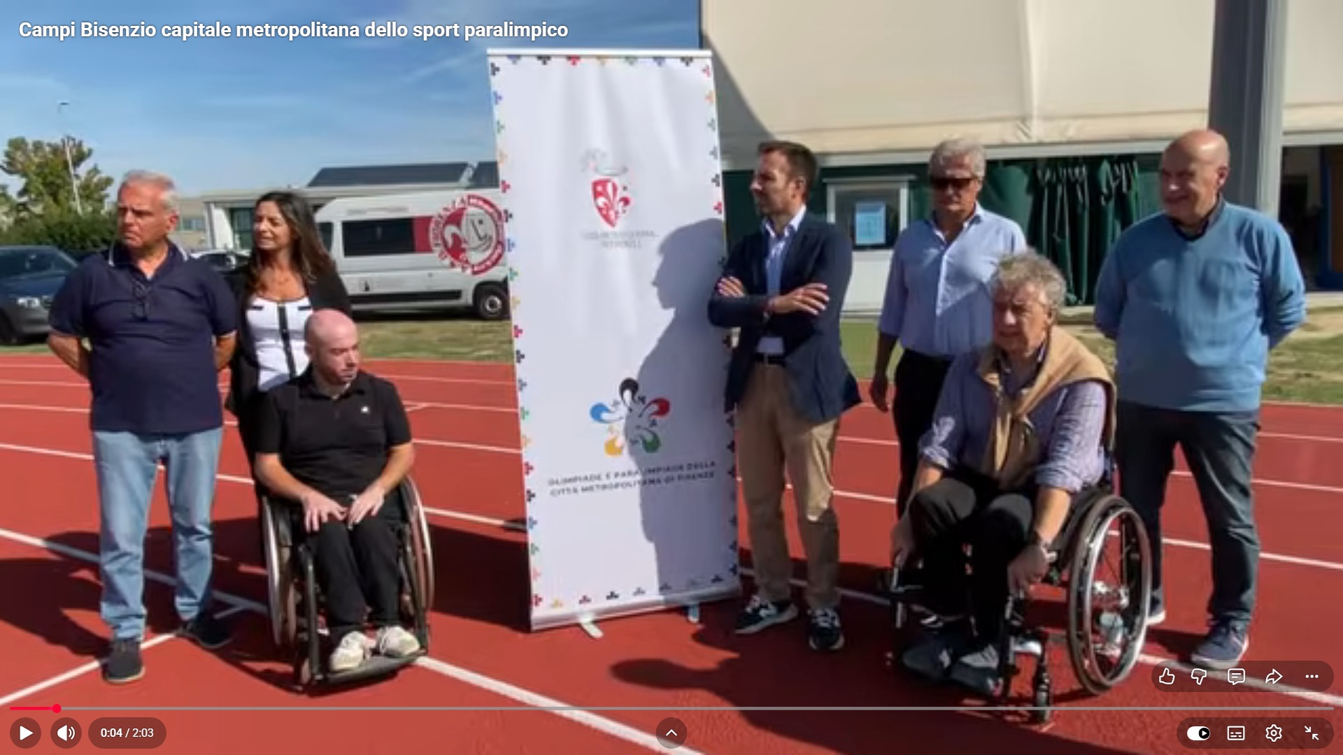 Frame dal video di Florence Tv