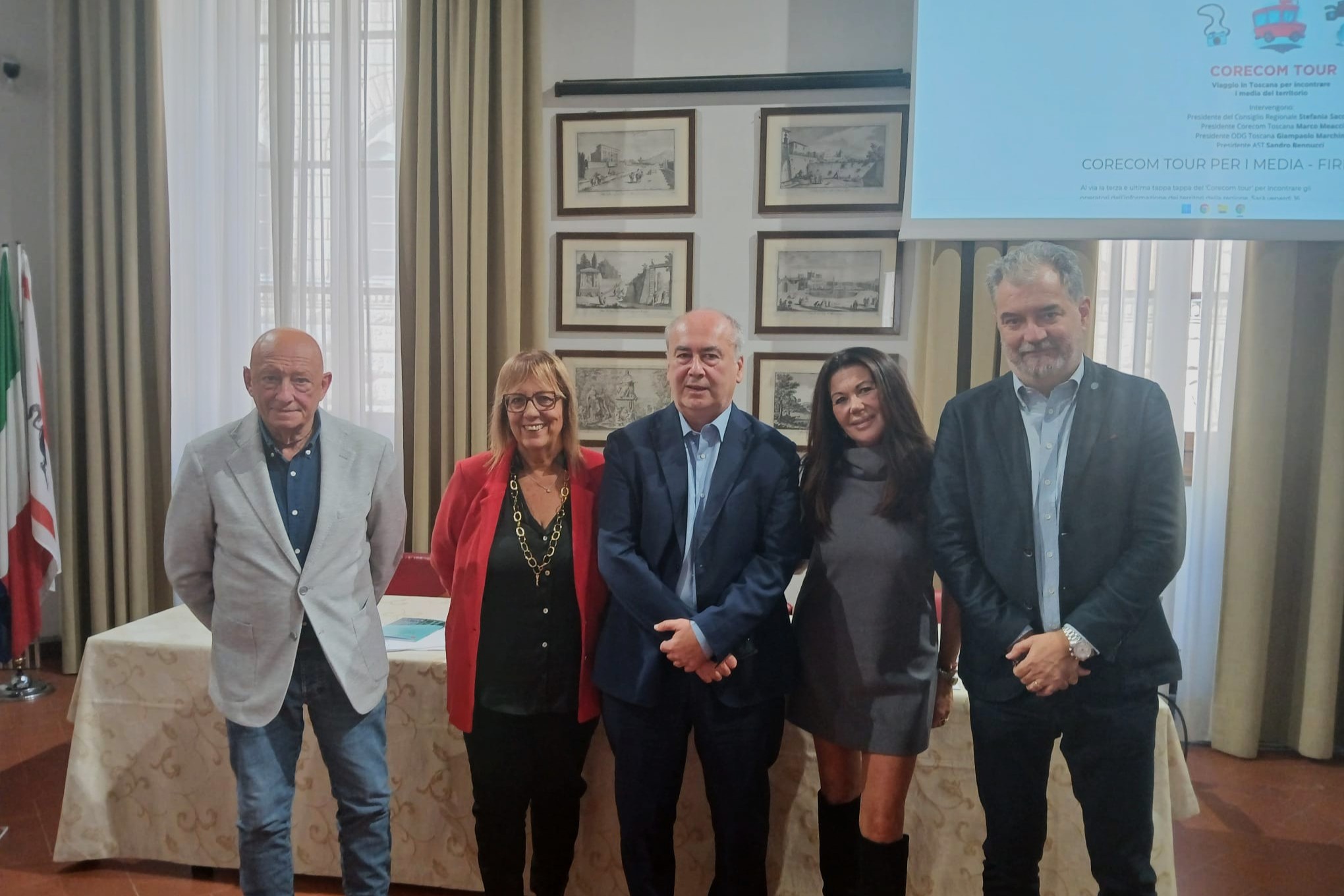 Corecom Tour per i media: Meacci, sistema informativo vivace e dinamic (Fonte foto comunicato Consiglio ella Regione Toscana)