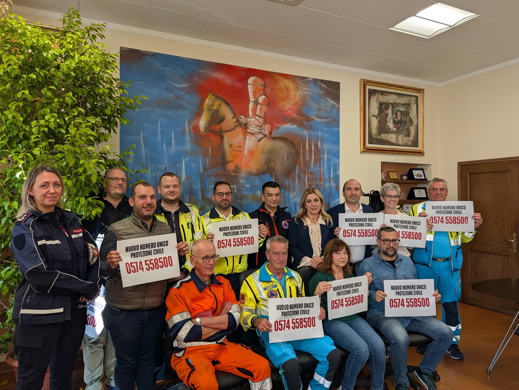 Protezione civile comunale, cambia il numero per le emergenze. Nelle scuole montemurlesi a lezione di prevenzione dei rischi