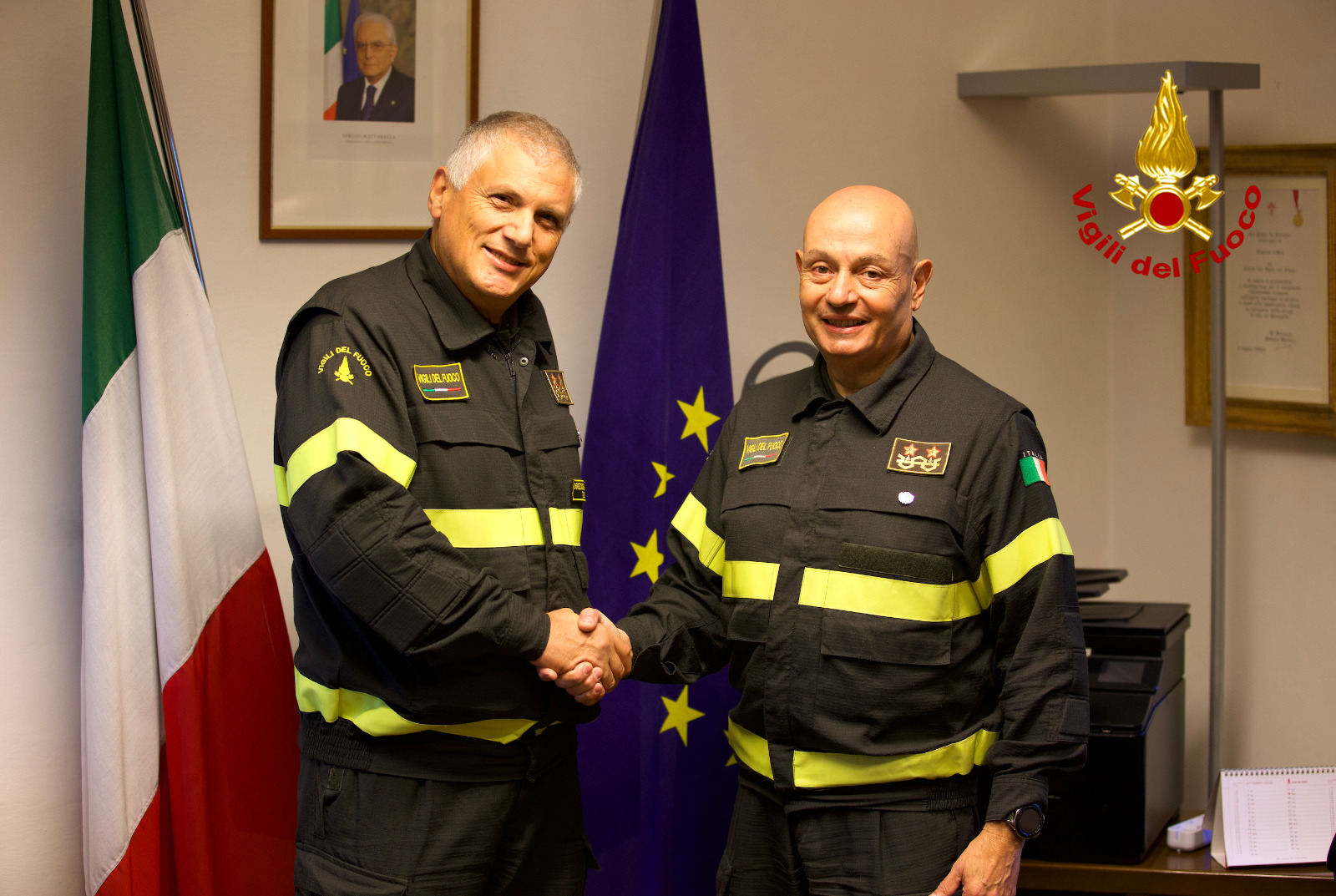 Nella foto a sinistra Alessandro Paola e a destra Marco Frezza - fonte foto comunicato stampa