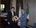 Il Presidente Renzi con il Generale Di Paolo