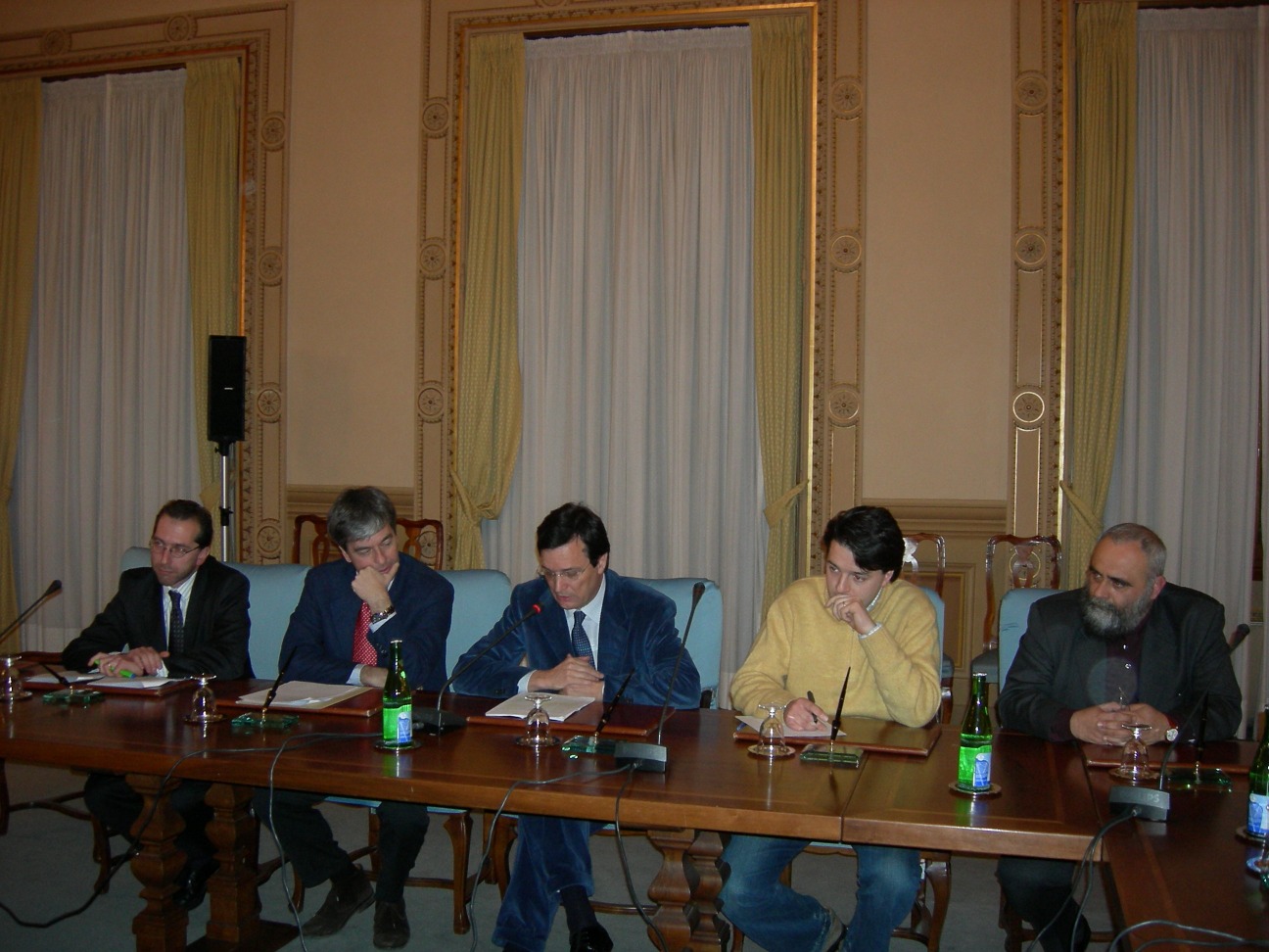 Da sinistra: Gelli, Domenici, Martini, Renzi, Lepri