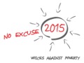 Il logo della campagna No Excuse