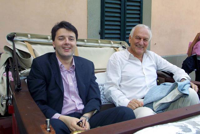 Matteo Renzi e Paolo Fresco a Pratolino