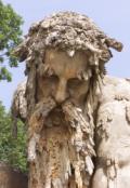 La statua dell'Appennino del Giambologna nel Parco di Pratolino