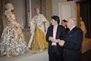 Il presidente Renzi e il Prefetto De Martino inaugurano la mostra di Isabelle de Borchgrave a Palazzo Medici Riccardi