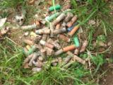 Alcune delle munizioni rinvenute dalla Polizia provinciale