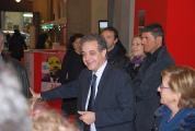 Il presidente Barducci inaugura il mercato antimafia in Palazzo Medici Riccardi