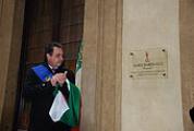Il presidente Barducci scopre le targhe nelle nuove sale di Palazzo Medici Riccardi dedicate a Mario Fabiani e Aligi Barducci