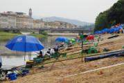 Pescatori sull'Arno