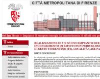 Pagina del Garante della comunicazione ambientale sul sito della Citta' metropolitana di Firenze