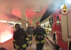 Video dei vigili del fuoco sull'esercitazione a Santa Maria Novella