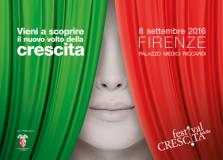 A Firenze giovedì 8 settembre il Festival della Crescita