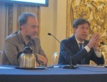 Pietro Rubellini e Dario Nardella alla presentazione della ricerca sul Piano strategico metropolitano