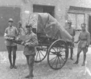 Ambulanza militare in un'immagine dal sito sulla Grande Guerra del Comune di Padova