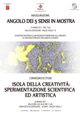 Locandina 'Angolo dei 5 sensi in mostra'