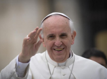 Papa Francesco in una foto sul sito del Comune di Calenzano