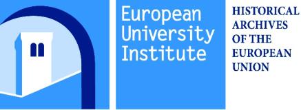 Il logo degli Archivi Storici dell'Unione Europea