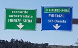 Nuova segnaletica sulla Firenze Siena