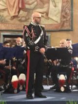 Il Direttore della Fanfara della Scuola Marescialli e Brigadieri dei Carabinieri di Firenze