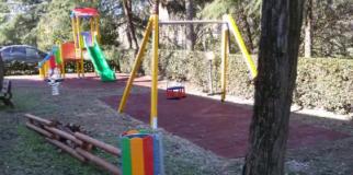 Il nuovo 'Parco giochi' presso 'Casa don Lelio'