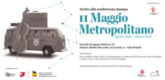 L'invito per la conferenza stampa di presentazione della seconda edizione del Maggio Metropolitano