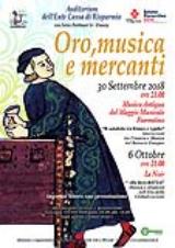 Oro, Musica e Mercanti.  “Il sodalizio tra Ermes e Apollo”: due concerti del gruppo Musica Antiqua del Maggio Musicale Fiorentino