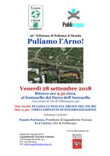 Locandina Puliamo Arno con Publiacqua