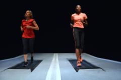 Fiona May e Luisa Cattaneo corrono la “Maratona di New York” sul palco del Teatrodante Carlo Monni